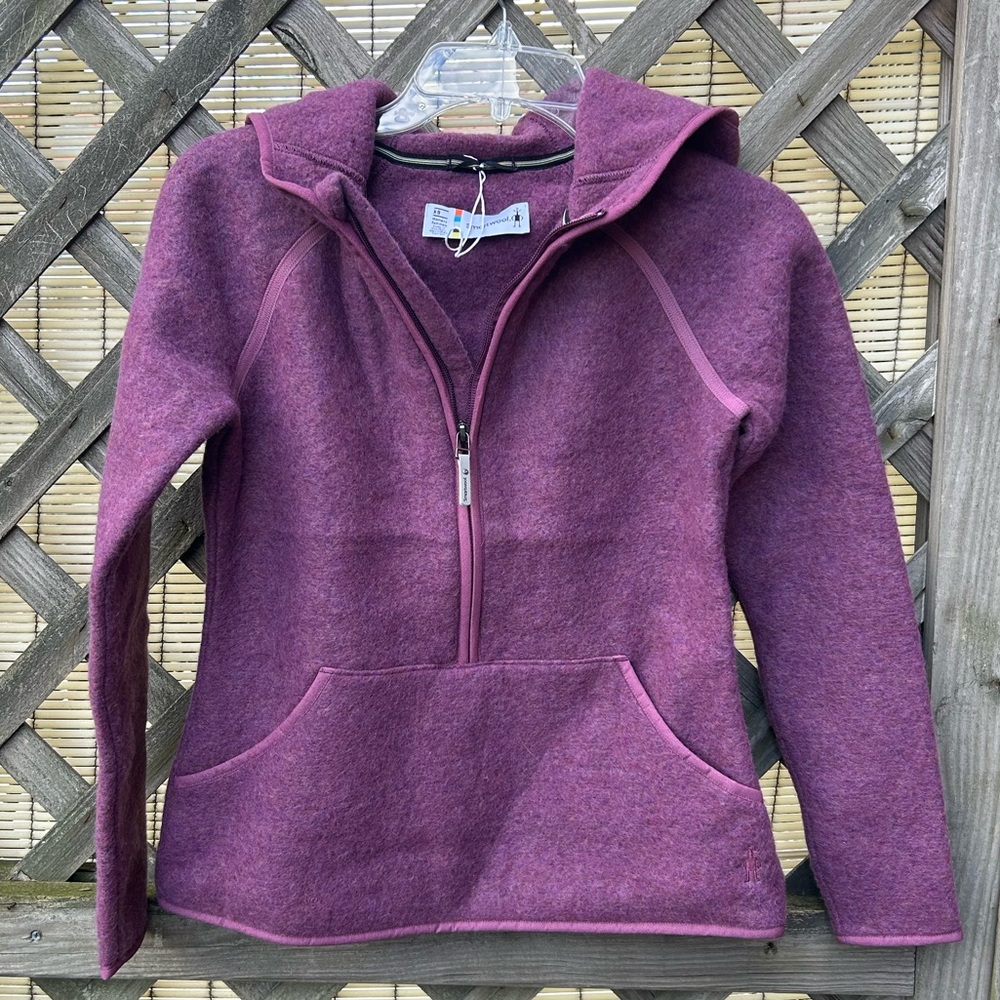 Smartwool Hudson Trail Fleece Anorak Women’s size XS
